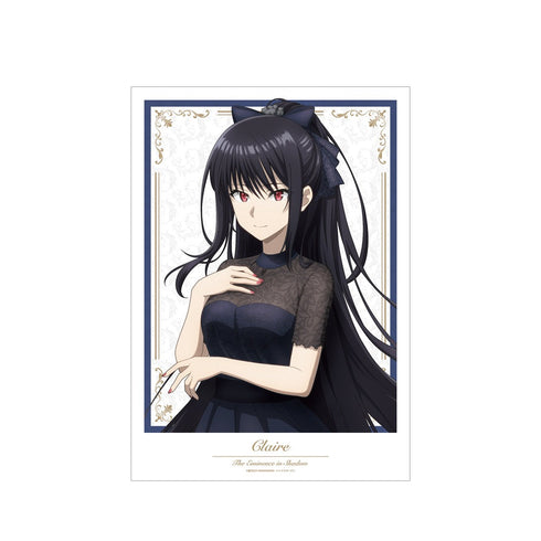 『陰の実力者になりたくて!』 描き下ろしイラスト クレア・カゲノー パーティードレスコードver. A3マット加工ポスター