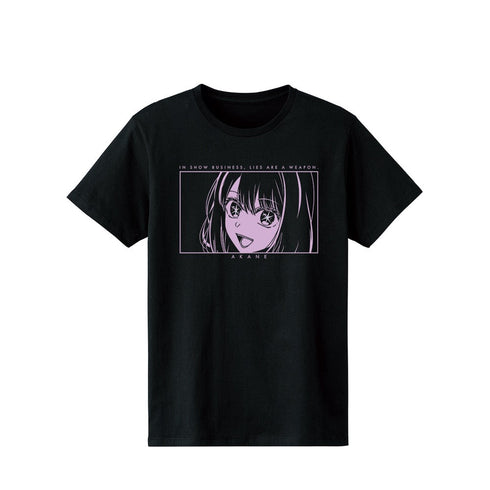 『【推しの子】』 黒川あかね オーロラフラッシュプリントTシャツメンズ