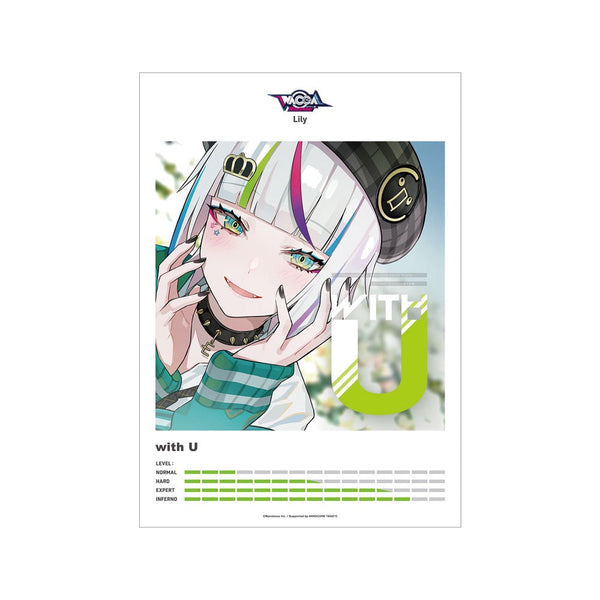 『WACCA』 with U 楽曲ジャケットA3マット加工ポスター