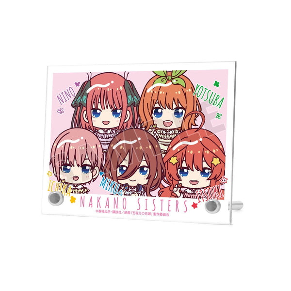 映画『五等分の花嫁』 集合 ちょこんと! 制服エプロンver. A6アクリルパネル