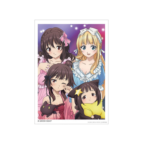 アニメ『この素晴らしい世界に爆焔を!』 描き下ろし 集合 ムーンナイトver. A3マット加工ポスター