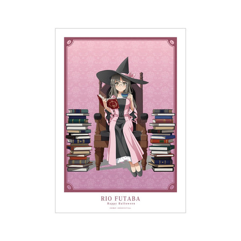 『青春ブタ野郎はバニーガール先輩の夢を見ない』 描き下ろし 双葉理央 ハロウィン2023ver. A3マット加工ポスター
