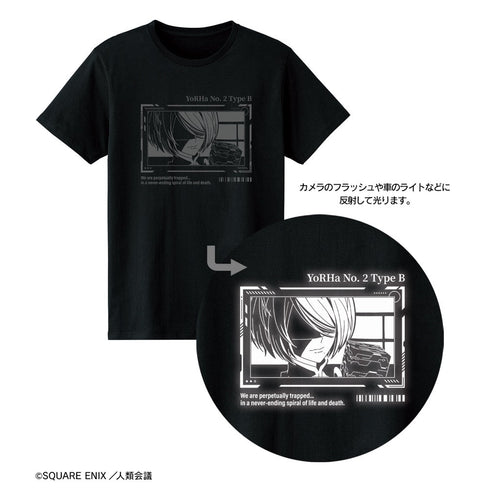 『NieR:Automata Ver1.1a』 2B リフレクタープリントTシャツレディース