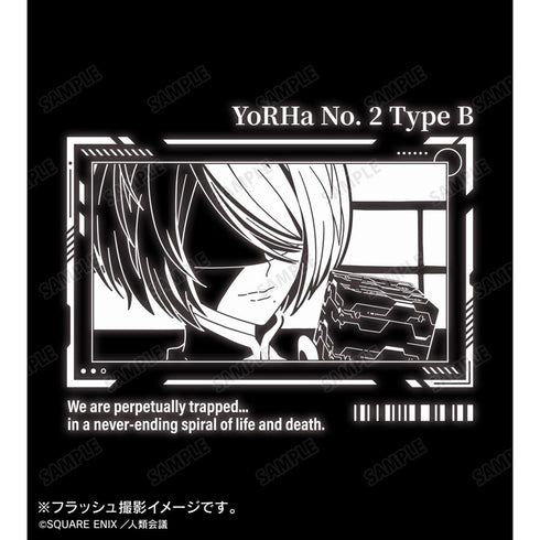 『NieR:Automata Ver1.1a』 2B リフレクタープリントTシャツレディース