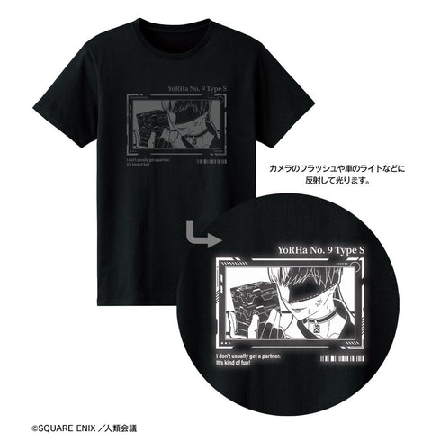 『NieR:Automata Ver1.1a』 9S リフレクタープリントTシャツメンズ