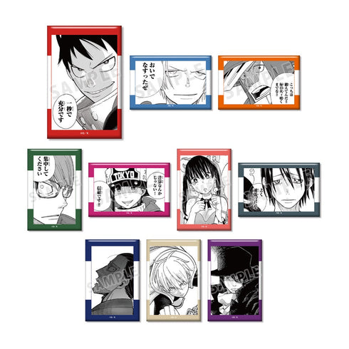 漫画『炎炎ノ消防隊』 トレーディング原作コマスクエア缶バッジ(単位/BOX)