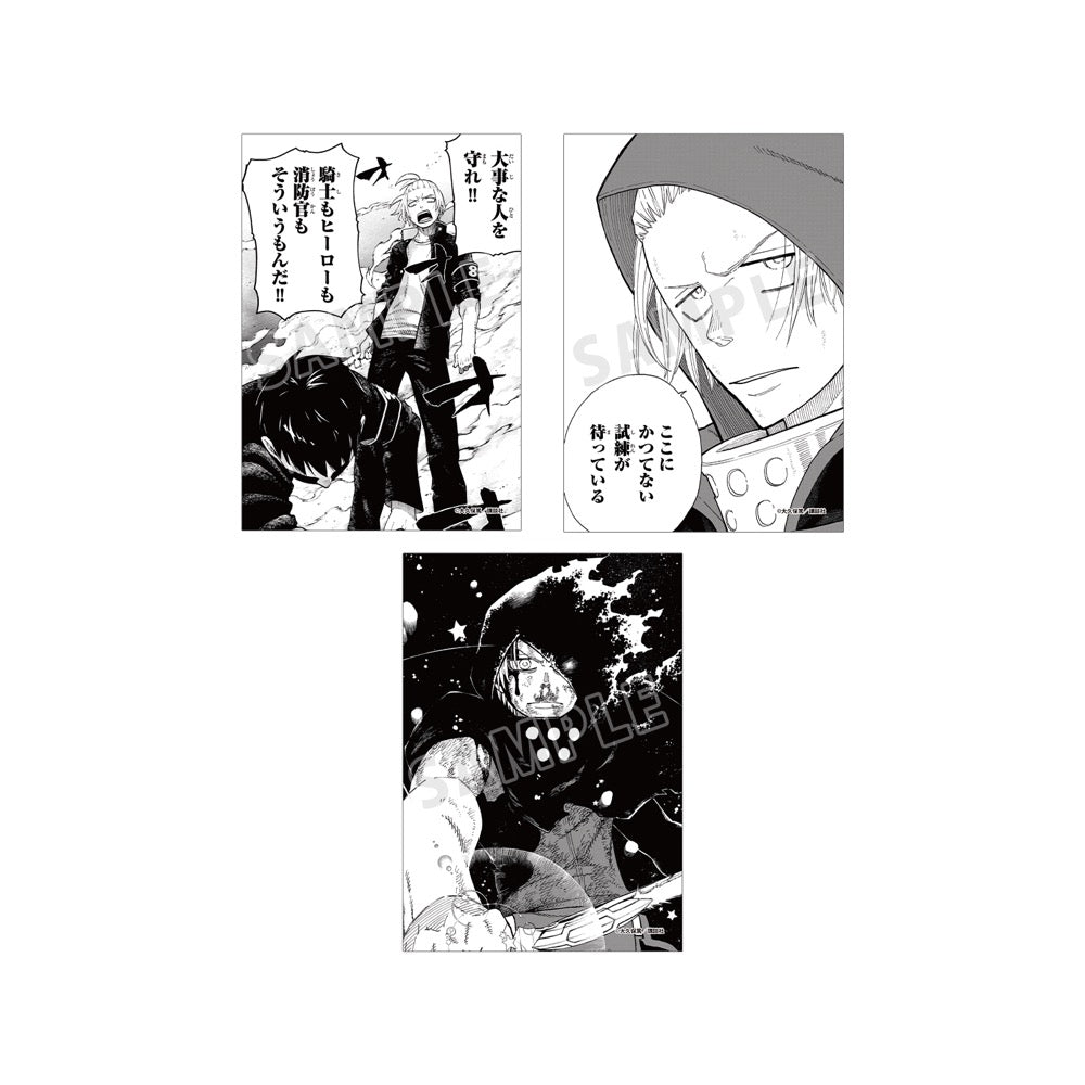 漫画『炎炎ノ消防隊』 アーサー・ボイル ブロマイド3枚セット – Anime 
