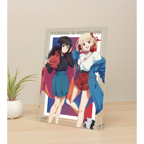 TVアニメ『リコリス・リコイル』 描き下ろし 錦木千束&井ノ上たきな 私服ver. A4アクリルパネル