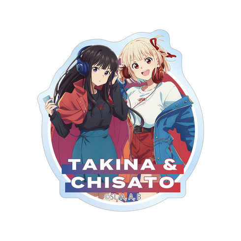 TVアニメ『リコリス・リコイル』 描き下ろし 錦木千束&井ノ上たきな 私服ver. アクリルステッカー