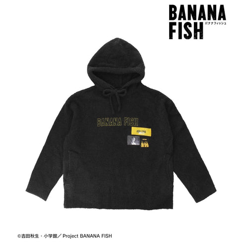 『BANANA FISH』 アッシュ・リンクス ネームタグデザインリラックスパーカーユニセックス