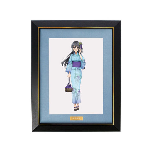『青春ブタ野郎はおでかけシスターの夢を見ない』 描き下ろしイラスト 桜島麻衣 浴衣ver. キャラファイングラフ