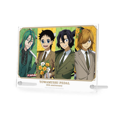 『弱虫ペダル LIMIT BREAK』 描き下ろし 小野田 坂道&手嶋 純太&青八木 一&巻島 裕介 10th Anniversary ver. A5アクリルパネル