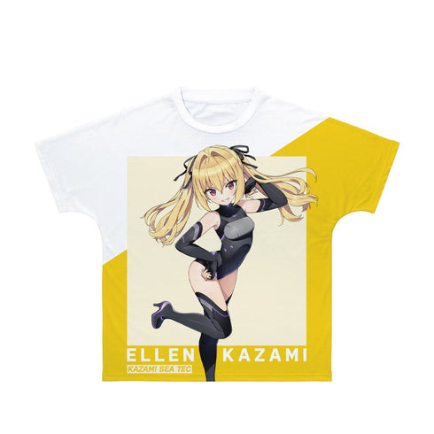 『ドルフィンウェーブ』 風見 エレン フルグラフィックTシャツユニセックス