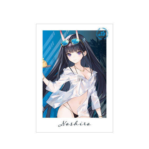 『アズールレーン』 描き起こしイラスト 能代 水着ver. A3マット加工ポスター
