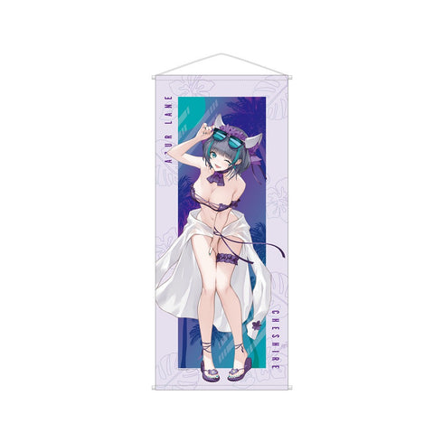 『アズールレーン』 描き起こしイラスト チェシャー 水着ver. 等身大タペストリー