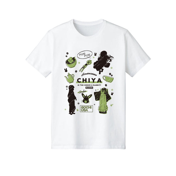 『ご注文はうさぎですか? BLOOM』 千夜 Ani-Sketch Tシャツメンズ