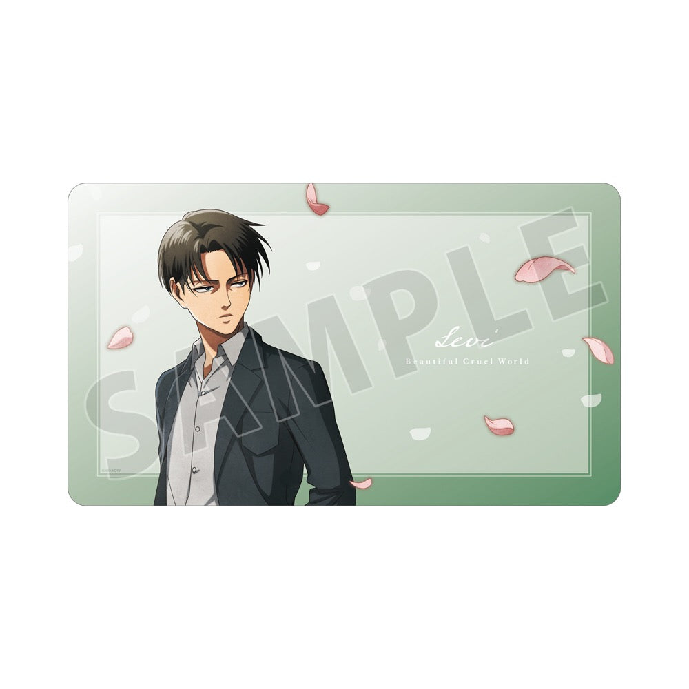 進撃の巨人』 描き下ろし リヴァイ 歩み・水彩風ver. マルチデスク