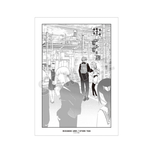 原作『生徒会にも穴はある!』 水之江 梅&尾鳥 たん A3マット加工ポスター