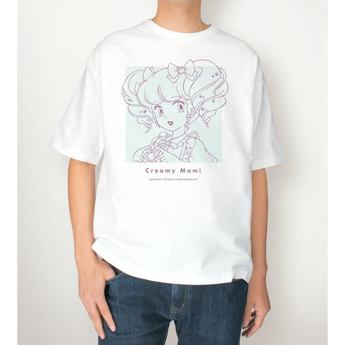 『魔法の天使クリィミーマミ』 描き下ろし クリィミーマミ 令和 時代ファッションver. BIGシルエットTシャツユニセックス