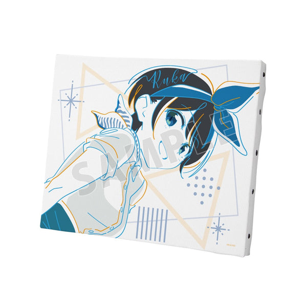 TVアニメ『彼女、お借りします』 更科瑠夏 lette-graph キャンバスボード