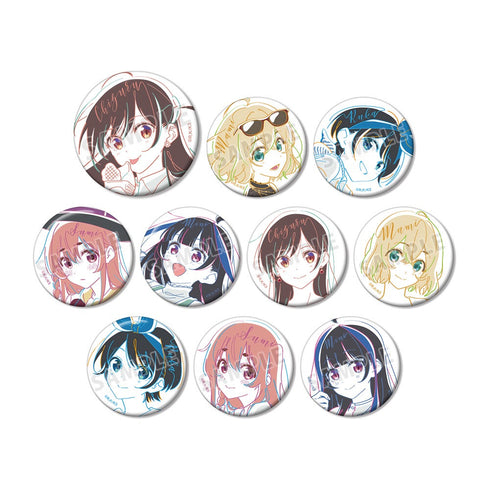 TVアニメ『彼女、お借りします』 トレーディング lette-graph 缶バッジ(単位/BOX)