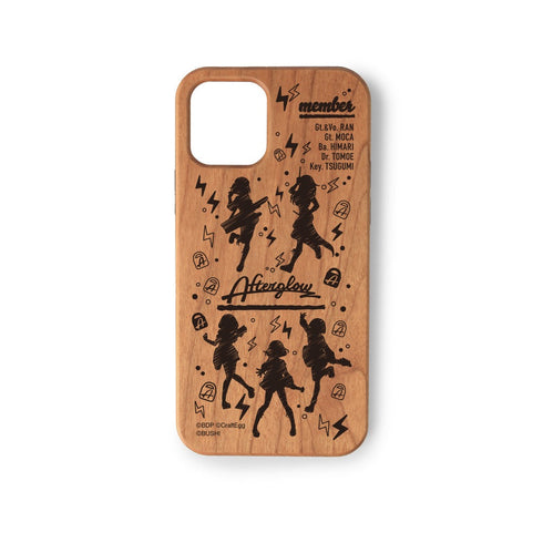 『バンドリ! ガールズバンドパーティ!』 Afterglow Ani-Sketch ウッドiPhoneケース