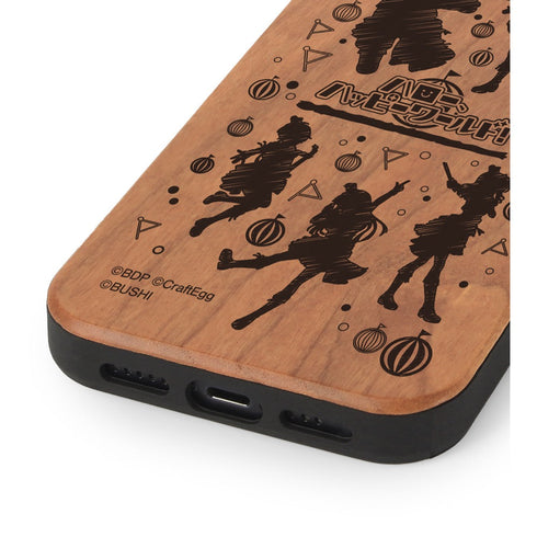 『バンドリ! ガールズバンドパーティ!』 ハロー、ハッピーワールド! Ani-Sketch ウッドiPhoneケース