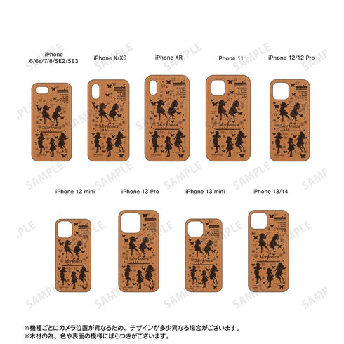 『バンドリ! ガールズバンドパーティ!』 Morfonica Ani-Sketch ウッドiPhoneケース