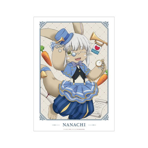 "Made in Abyss: The Golden Country of the Blazing Sun" Original Illustration: Nanachi – Alice in Wonderland Ver. A3 Matte-Finish Poster