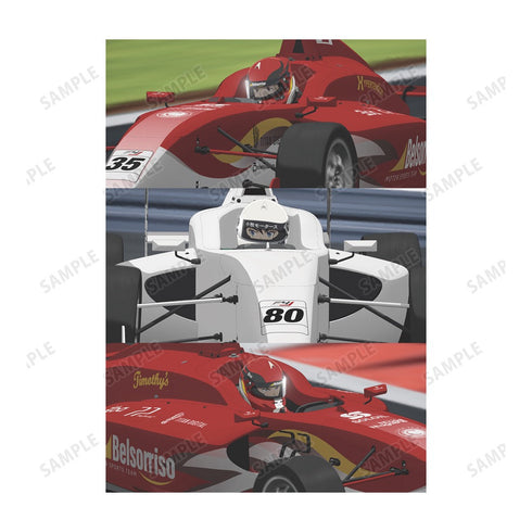 TVアニメ『オーバーテイク!』 マシンビジュアル Tシャツレディース