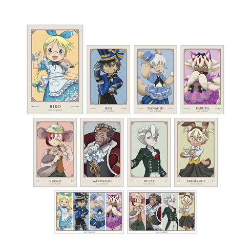 『メイドインアビス 烈日の黄金郷』描き下ろし 不思議の国のアリスver. トレーディングインスタントカメラ風イラストカード(単位/BOX)