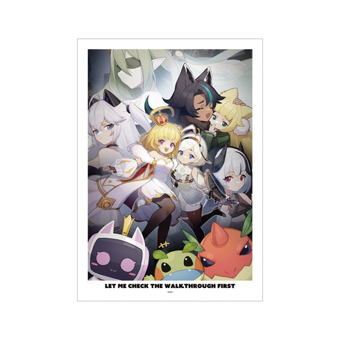 TVアニメ『攻略うぉんてっど!~異世界救います!?~』 キービジュアル A3マット加工ポスター