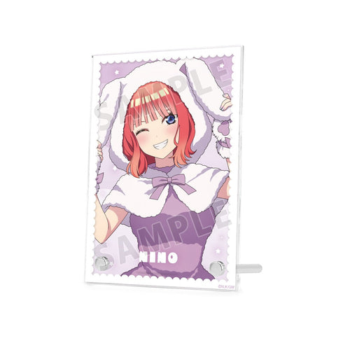 映画『五等分の花嫁』 描き下ろし 中野二乃 動物もこもこ着ぐるみver. ダブルアクリルパネル