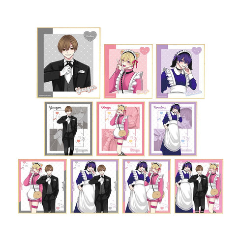 『こんなの運命じゃないから勘違いしないで』ちふゆ先生 描き下ろし メイド&執事ver. トレーディングミニ色紙(単位/BOX)