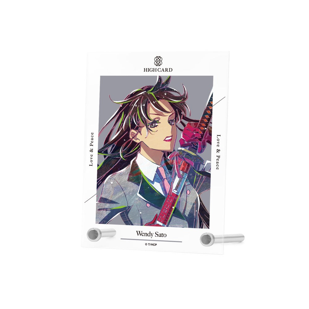 HIGH CARD』ウェンディ・サトー Ani-Art A6アクリルパネル – Anime 