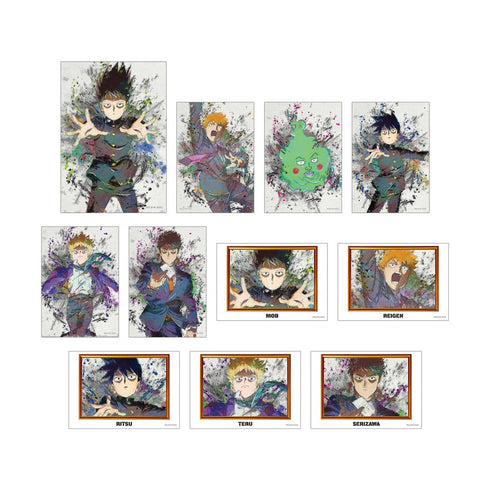 《Mob Psycho 100 III》收藏级 grunge 帆布写真卡(单位/盒)