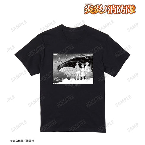 『炎炎ノ消防隊』森羅 日下部&アーサー・ボイル&アイリス 原作コマTシャツレディース