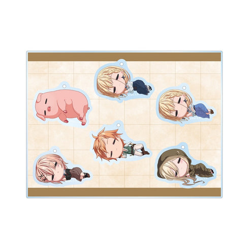 『豚のレバーは加熱しろ』 ちびころ アクリルキーホルダーセット