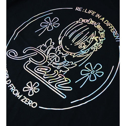 『Re:ゼロから始める異世界生活』Ani-Neon ホログラムTシャツ(レム)(メンズ/レディース)