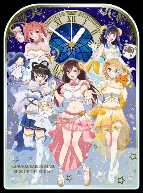 『彼女、お借りします』描き下ろしBIGアクリル置時計 星座ver.