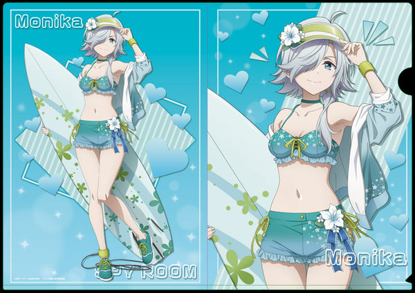 『スパイ教室』描き下ろしクリアファイル 水着ver.【モニカ】