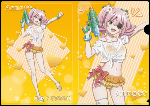 『スパイ教室』描き下ろしクリアファイル 水着ver.【アネット】