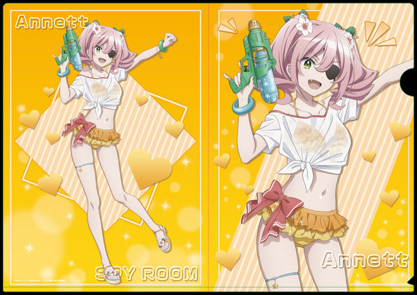 『スパイ教室』描き下ろしクリアファイル 水着ver.【アネット】