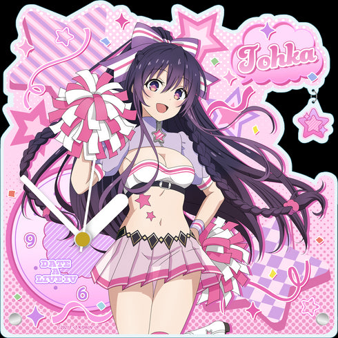 『デート・ア・ライブIV』描き下ろし アクリル置時計【夜刀神十香】チアガール