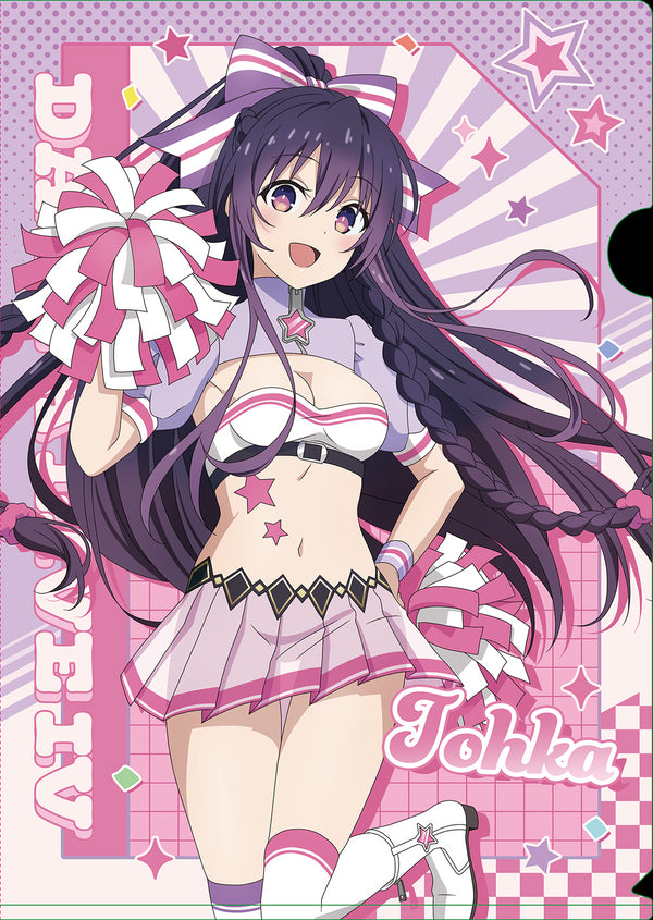 『デート・ア・ライブIV』描き下ろし クリアファイル【夜刀神十香】チアガール