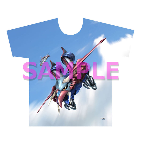 『勇者ライディーン』【描き下ろし】フルグラフィックTシャツ ゴッドバード