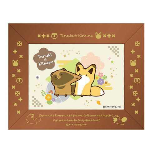 "The Raccoon Dog and the Fox" Photo Frame Music Box (Song: "The Raccoon Dog and the Fox" BGM)