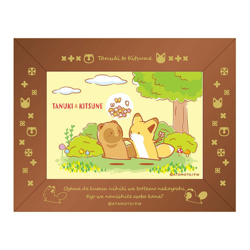 "The Raccoon Dog and the Fox" Photo Frame Music Box (Song: "The Raccoon Dog and the Fox" BGM)