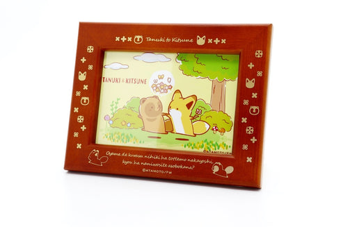 "The Raccoon Dog and the Fox" Photo Frame Music Box (Song: "The Raccoon Dog and the Fox" BGM)