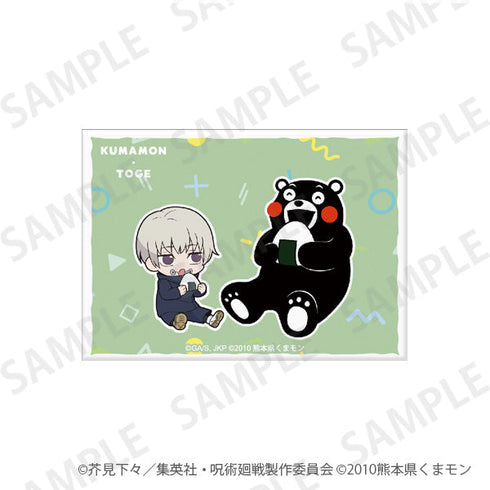 『呪術廻戦』アクリルマグネット くまモンといっしょver. 狗巻棘